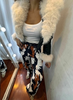 JEANS WIDE LEG Estampado - comprar online