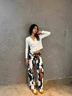 JEANS WIDE LEG Estampado - tienda online