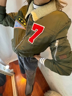 CAMPERA AVIADORA - NATALIA DE BLANCO