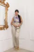 Conjunto de Calça e Cropped Regata