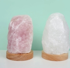 LAMPARA DE CUARZO BLANCO GRANDE - tienda online