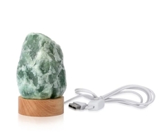 LAMPARA CUARZO VERDE PEQUEÑA - comprar online