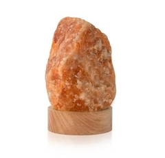 LAMPARA CALCITA NARANJA PEQUENA