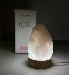 LAMPARA DE CUARZO ROSA en internet