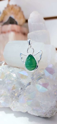 DIJE ANGEL CON BAÑO DE PLATA