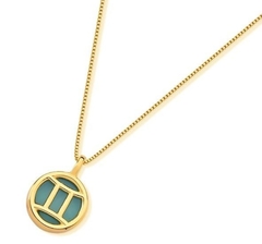 DIJE SIGNO GÉMINIS DORADO