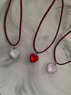 Chokers colgante corazón