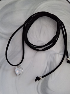 Chokers colgante corazón cristal - comprar online