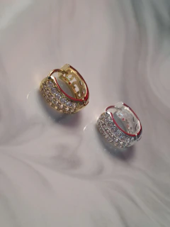 Argollitas clip roma acero