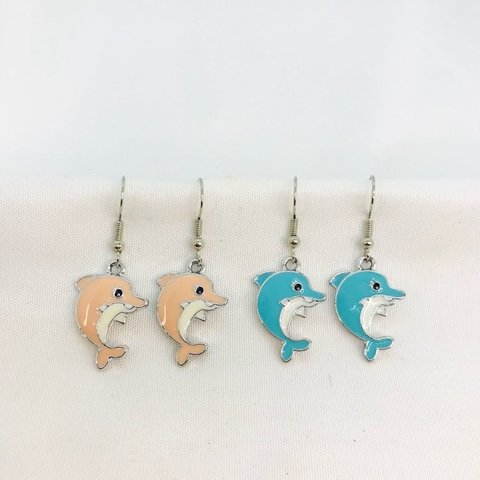 Aros Delfin Plateado F-AR562