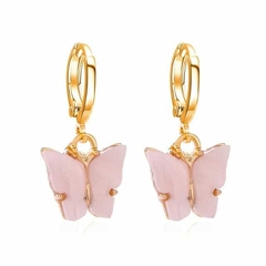 Argollitas Mariposa (PAR) - Blumoon -Mayoristas de accesorios en Once- Blumoon