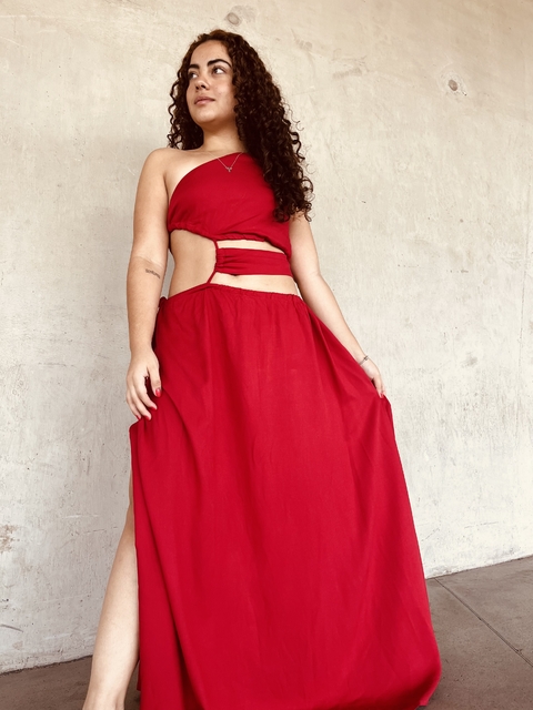 Vestido Pipa Vermelho