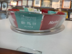 asadera oval de vidrio marinex - Guma Bazar