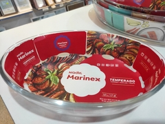 Imagen de asadera oval de vidrio marinex