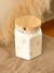 Tarro Olivia tapa de madera - comprar online