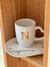 Set Inicial Oro Taza, Bandeja Gota y Cucharita Personalizado