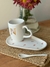 Set Inicial Oro Taza, Bandeja Gota y Cucharita Personalizado en internet