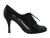 ZAPATO DE BAILE ACORDONADO CUERO NEGRO Y GAMUZA