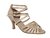 Imagen de SANDALIAS DE BAILE SUPERFLEX TIRAS NEGRAS/NUDE