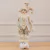 Boneco Pierrot Natal Em Pe C/Musica (Champanhe) 45cm (Florarte)