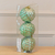 Bolas de Natal Decorativas Verde Menta com Glitter - Kit com 3 Unidades de 10cm (Florarte)