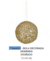 Bola de Natal Decorada Aramada Dourado 12cm (Florarte) - comprar online