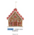 Enfeite Natal Cookie Casa (Marrom) 12cm (Florarte)