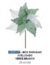 H.Bico Papagaio Aveludado (Verde Branco) 28cm (Florarte) - comprar online