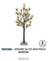 ARVORE 36 LED NAO PISCA BIVOLT (MARROM) 90cm (FLORARTE) Vol. 9