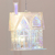 Enfeite de Natal Casa Para Pendurar Transparente e Colorido 10x6x7,5cm (Florarte) - comprar online
