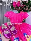Vestido Tematicos Ysa Kids Divertidamente Pink - comprar online