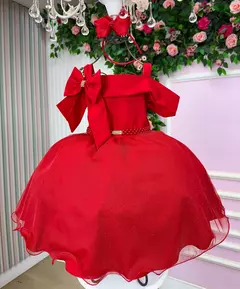 Vestido Banana Club Jessica Vermelho - Natal