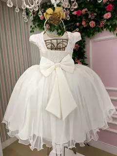 PRÉ-VENDA Vestido Juvenil - Midi Vila Lele Sabrina Off na internet