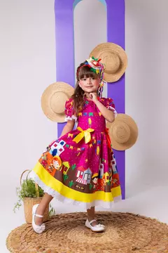 Vestido Marie Junino Roça Feliz Luxo - comprar online