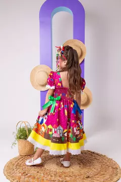 Vestido Marie Junino Roça Feliz Luxo na internet
