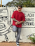Oversized Basica Marsala - loja online