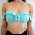 top biquine azul croche