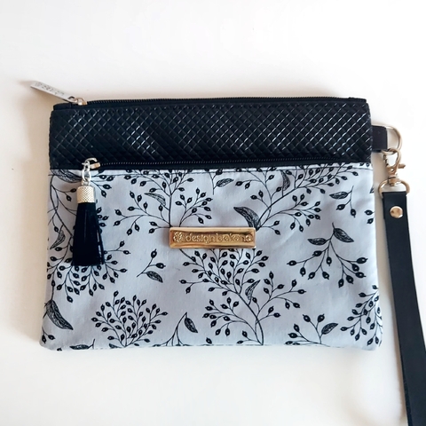 Clutch Maresia - Florido Cinza