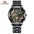 Relógio de pulso de quartzo masculino de luxo à prova d'água com pulseira - comprar online