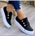 Sapatos casuais de viscose com fundo grosso, europeus e americanos na internet