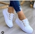Sapatos casuais de viscose com fundo grosso, europeus e americanos - comprar online