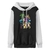 2021 cross-border new jojo's bizarre adventure series anime print contrast color fashion casual hooded sweater