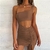 Vestido Sensual com Amarração para o Verão: Detalhes Vazados, Cintura Ajustada, Estilo Europeu e Americano