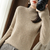 Blusa Feminina Outono-Inverno: Gola Meia Alta, Manga Longa, Solta e Leve - Peça Versátil para Combinações de Roupas Tricotadas na internet
