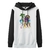 2021 cross-border new jojo's bizarre adventure series anime print contrast color fashion casual hooded sweater - Froesshop