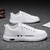 Breathable white shoes men's 2022 new Korean version trendy casual men's trendy shoes white shoes leather panel shoes autumn live broadcast - buy online