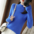 Blusa Feminina Outono-Inverno: Gola Meia Alta, Manga Longa, Solta e Leve - Peça Versátil para Combinações de Roupas Tricotadas - loja online
