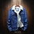 Jaqueta de Inverno em Denim com Gola de Pelúcia - comprar online