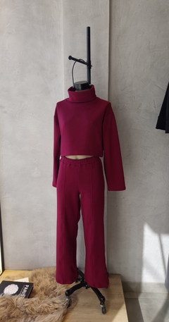 POLERON PIA CROP - comprar online