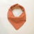BABERO BANDANA TUSSOR LADRILLO